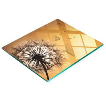 shumee Kuhinjska večnamenska dekorativna tabla iz kaljenega stekla z motivom regrata 60x52 cm
