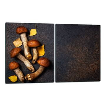 shumee Steklena deska za rezanje 2x40x52 gob