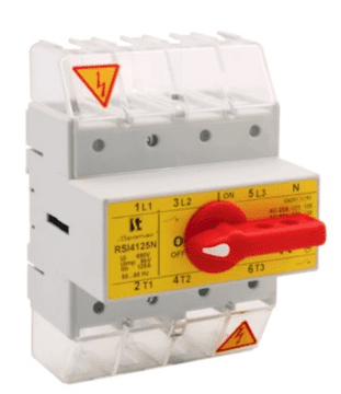 shumee 4P 160A odklopno stikalo RSI-4160W03