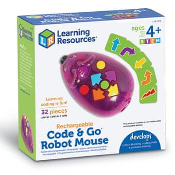 Learning Resources Komplet aktivnosti Code & Go Mouse - Polnilni