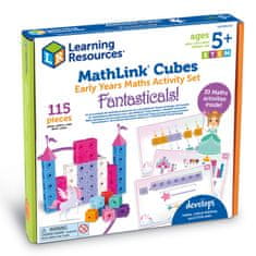 Learning Resources Komplet aktivnosti za zgodnjo matematiko MathLink Cubes - Fantasticals