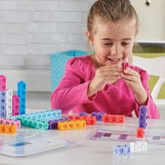 Learning Resources Komplet aktivnosti za zgodnjo matematiko MathLink Cubes - Fantasticals