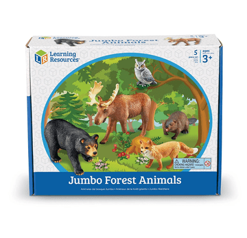 Learning Resources Jumbo gozdne živali - velike figure gozdnih živali