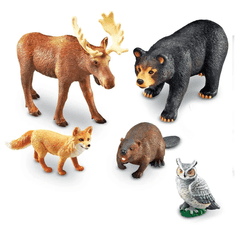 Learning Resources Jumbo gozdne živali - velike figure gozdnih živali