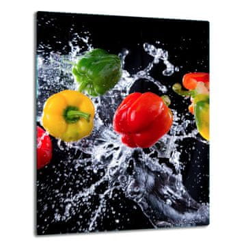 shumee Steklena plošča, pult 40x52 paprika