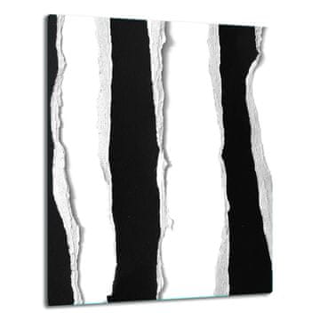 shumee Steklena plošča za pult 40x52 zebra