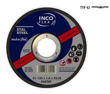 Incoflex Kovinski disk Incoflex 125*3,2 V.