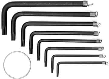 TOYA Vorel torx ključi 8 kosov T10-T40