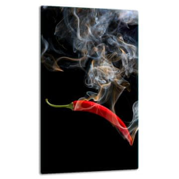 shumee Steklena plošča, pult 30x52 chili
