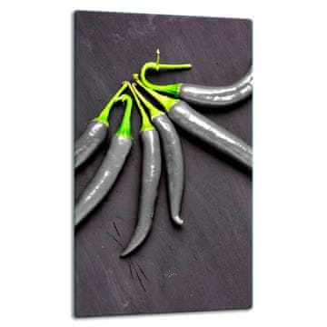 shumee Steklena plošča, pult 30x52 chili