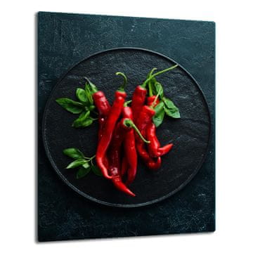 shumee Steklena plošča, pult 40x52 chili