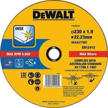 DEWALT KOVINSKI DISK 230 x 1,9 mm