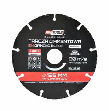 awtools Univerzalni disk Awtools 125 mm