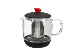 STEKLENI VRČ Z INFUZORJEM ČAJNIK ZELIŠČNI INFUZOR