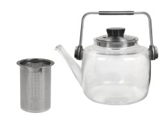 STEKLENI VRČ Z INFUZORJEM ČAJNIK Z ZEČIŠČI INFUZOR ZA KAVO