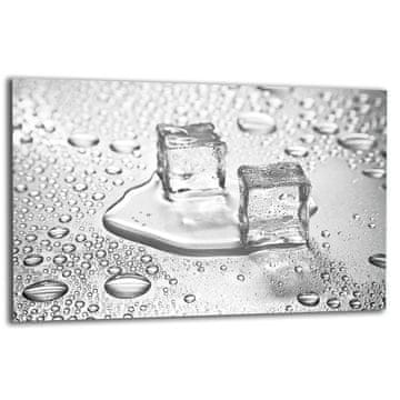 shumee Steklena zaščitna plošča ZA štedilnik 80x52 ICE