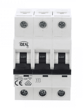 Kanlux Odklopnik 3P C 25A 6kA AC KMB6-C25/3 VDE 23148