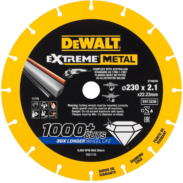 Stanley Dewalt kovinski disk 230x2,1x22,2 mm diamantni