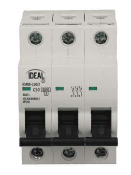 Kanlux Odklopnik 3P C 50A 6kA AC KMB6-C50/3 VDE 23169