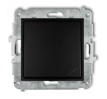 shumee Mini stopniščno stikalo mat črne barve 12MWP-3