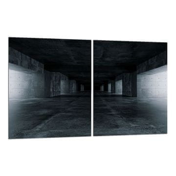 shumee 2x zaščitna steklena plošča ZA peč 40x52 tunel
