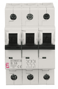 shumee Odklopnik 3P B 16A 10kA AC ETIMAT10 002125716