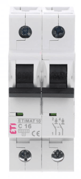 Odklopnik 2P C 16A 10kA AC ETIMAT10 002133716