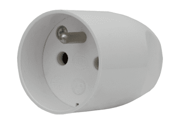 shumee Prenosna vtičnica z/brez 16A 250V bela 420432
