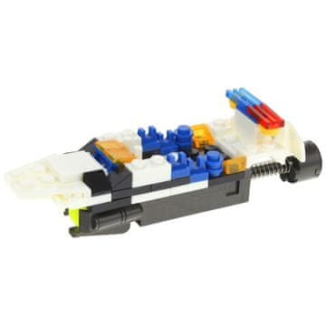 Nobo Kids Gradbene kocke 2 v 1 Robot za policijski čoln