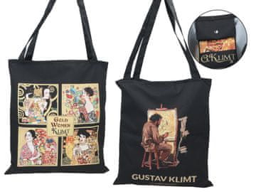 Carmani TORBA IZ TKANINE ČEZ RAMEN GUSTAV KLIMT KOLAŽ SLIK DARILO ZA NJO