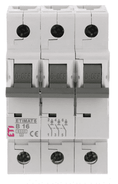 Odklopnik 3P B 16A 6kA AC ETIMAT 6 002115516