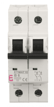 shumee Odklopnik 2P B 6A 10kA AC ETIMAT10 002123712