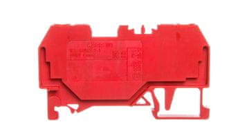 Wago 2-žilni konektor zbiralke 4 mm2 rdeč 281-903