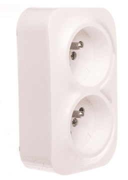 LEGRAND Forix Dvojna vtičnica z/brez 16A bela 782419
