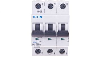 Eaton Odklopnik 3P D 25A 15kA AC FAZ D25/3 278898