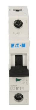 Eaton Odklopnik 1P B 16A 15kA AC FAZ B16/1 278535