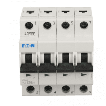 Eaton Odklopnik 4P C 16A 15kA AC FAZ C16/4 279061