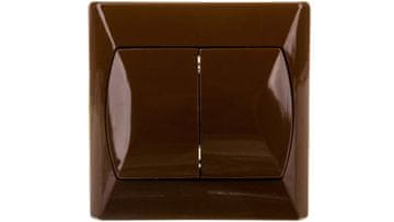 shumee Priključek za svečnik Accent Brown ŁP-2A/24