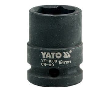 TOYA Yato 6K 1/2" udarni nastavek, kratek 19 mm