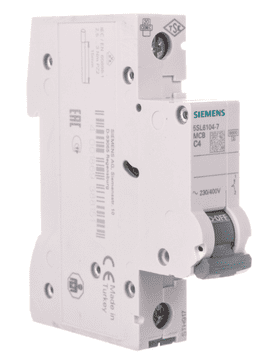 Siemens Odklopnik 1P C 4A 6kA AC sentron 5SL6104-7