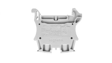 LEGRAND 2-žilni konektor zbiralke 6 mm2 siv 037162