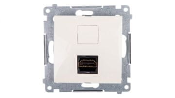 shumee Simon 54 kremna HDMI vtičnica dghdmi.01/41