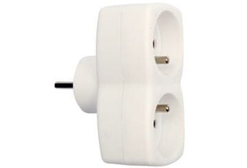 TOYA Vorel 2-vtični razdelilnik z ozemljitvijo.