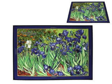 Carmani DEKORATIVNA TALNA PREPROGA VINCENT VAN GOGH IRISES ZA SPALNICO