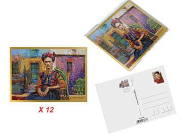 Carmani Komplet 12 razglednic - F. Kahlo (carmani)
