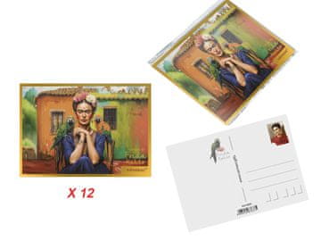 Carmani Komplet 12 razglednic - F. Kahlo (carmani)