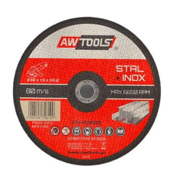 awtools Awtools kovinski brusilni disk 230*1,9 mm