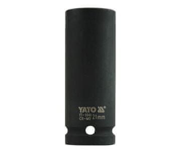 TOYA Yato 6K 1/2" udarni nastavek, dolg, 21 mm