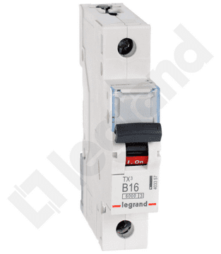 LEGRAND Odklopnik 1P B 16A 6kA AC S301 TX3 403357