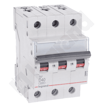 LEGRAND Odklopnik 3P D 40A 6kA AC S303 TX3 403759